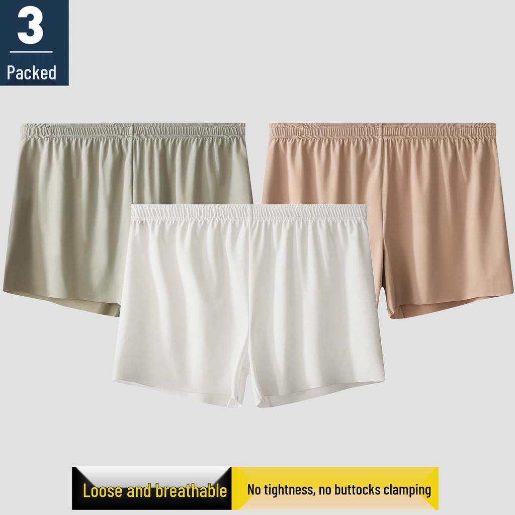 Neue Sommer Eis Seide Übergröße Herren Freizeit Satin Hose