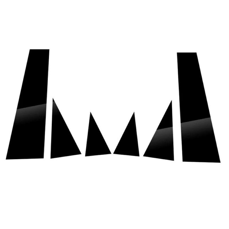 6PCS Car Window Pillar Posts Cover Trim For  VW Polo MK5 2011 2012 2013 2014 2015 2016 2017 2018 Column Sticker Car Accessories