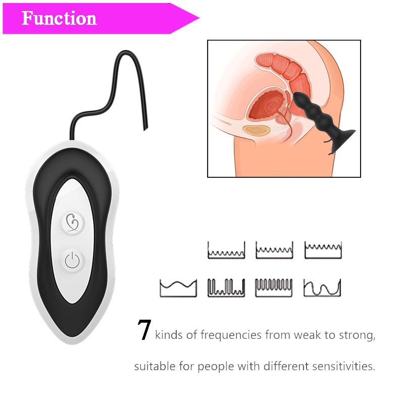 10-Speed Vibrating Anal Plug Egg -  Butt Toy for Men/Women, Adult Sex Toys,  Massager for Prostate & Gspot Stimulation