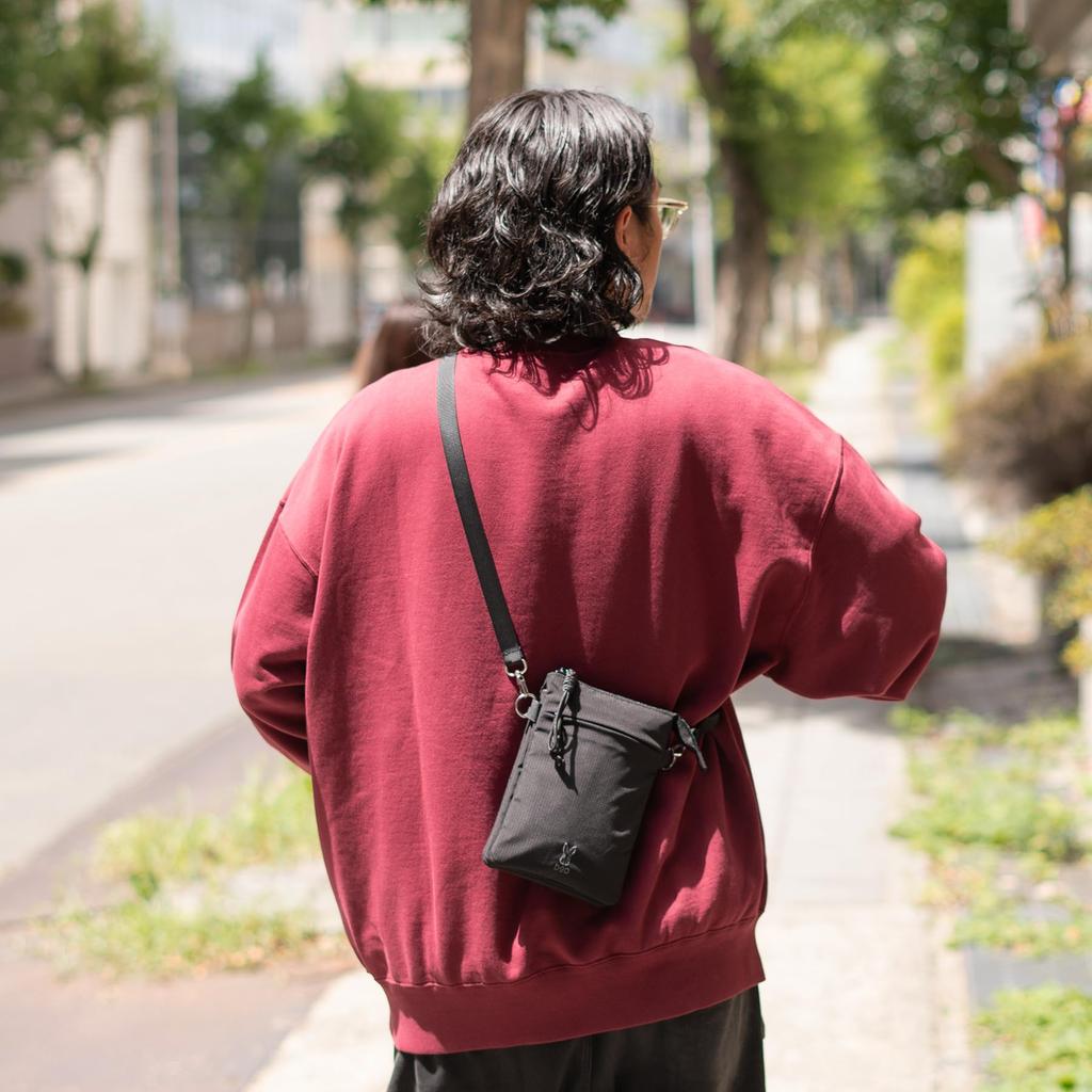 DOD Choisako Sacoche Shoulder Smartphone Shoulder Bag for Crossbody Vertical Travel Bag, Water-Repellent, Women, Bag, Style, Lightweight, Wallet, Bag,