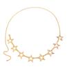 Punk Style Metal Hollow Pentagram Waist Chain Female, Simple Versatile Star Chain Body Chain