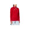 Adidas Stand Collar Zip Design Logo Print Jacket Women Jackets Red White DX7326