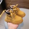 Winter Velvet Lined Martin Boots for Toddlers - Thick Cotton Baby Walking Shoes for Boys & Girls