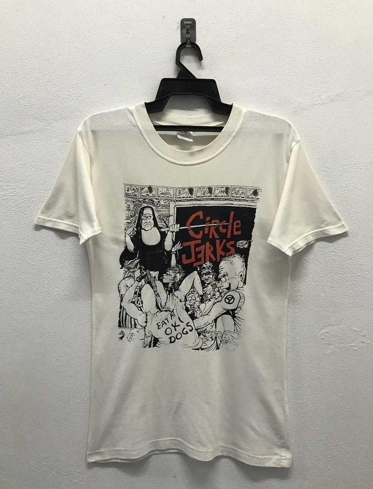 Vintage 90s Circle Jerks TShirt  Anvil Tag  Hardcore Punk Rock PA7371 Unisex T-Shirt L