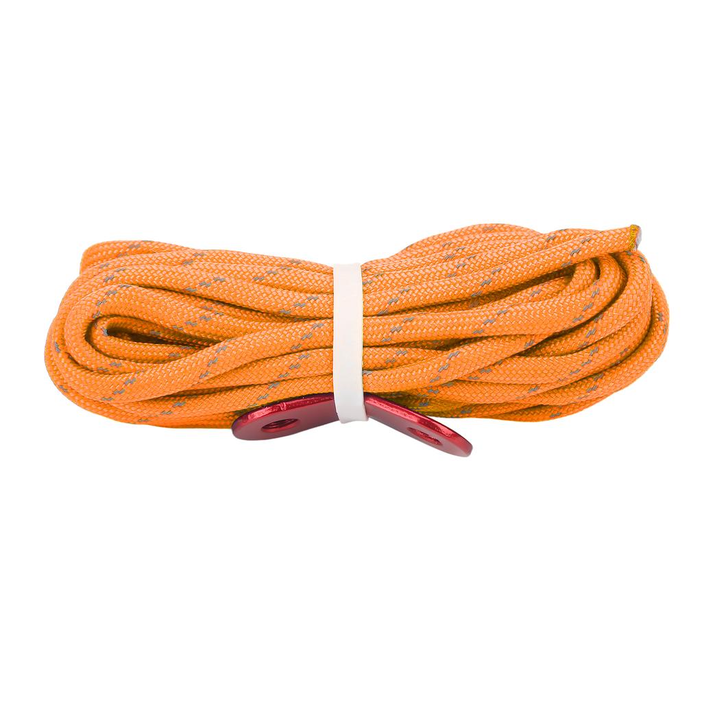 Reflective Guyline Tent Rope Thickened Windproof Camping Cord with Aluminium Alloy Wind Rope Buckle for Outdoor Camping