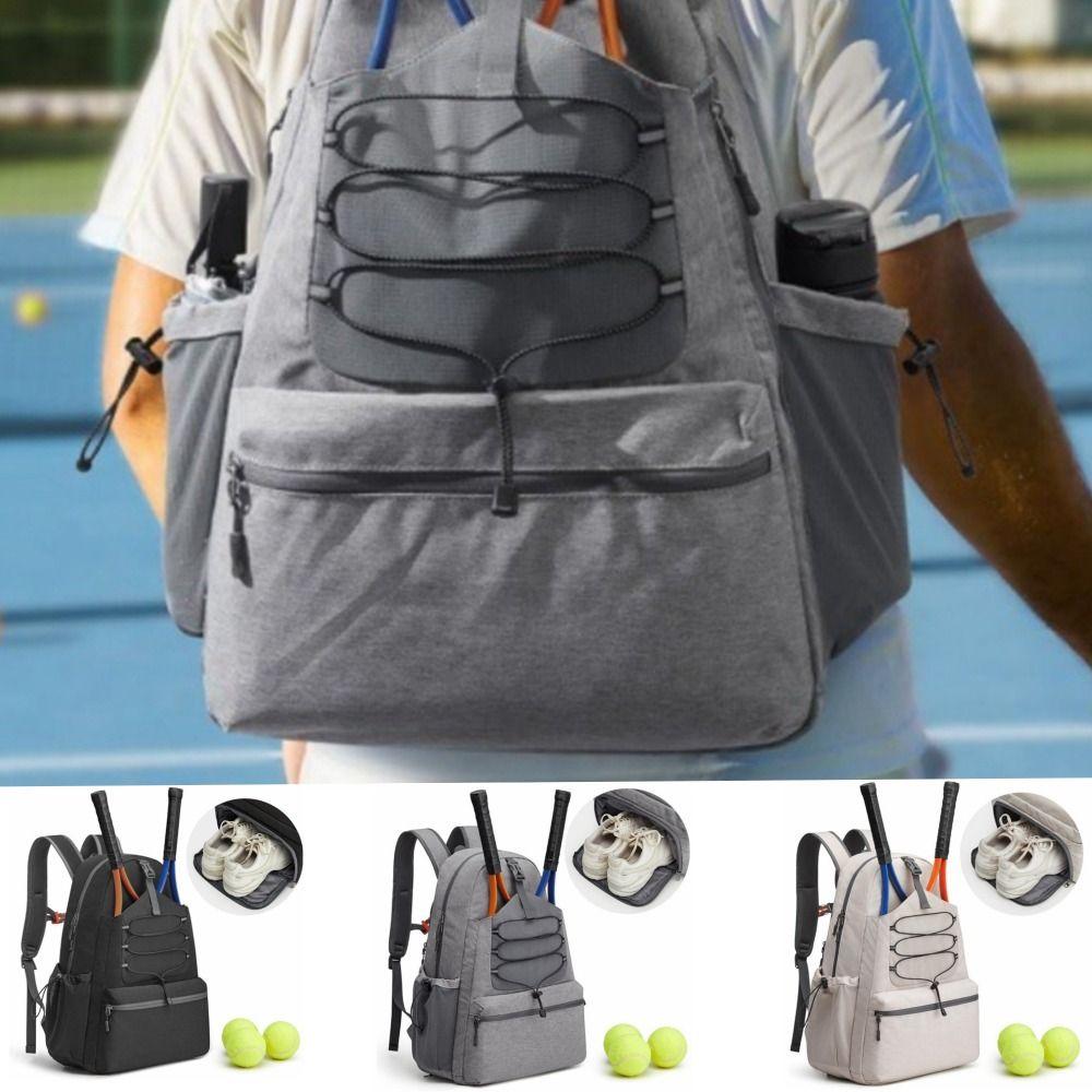 Waterproof Tennis Racket Bag Adjustable Sports Fitness Bag Racket Storage Tennis Backpack  Youth