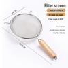 304 Stainless Steel Fine Mesh Kitchen Strainer & Sieve