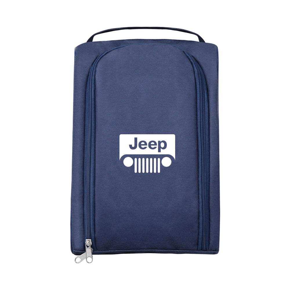 Car Emblem Shoes Storage Bag Organizer Interior Accessory Auto Styling For Jeep Grand Cherokee Wrangler Renegaed Compass JPB JK AMP1