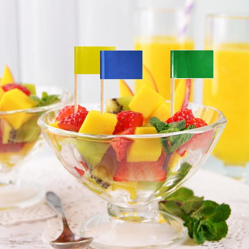 100 Stück Kuchendekorationszubehör Blanko Halloween Backwerkzeuge Mehrfarbig Schlichter Stil Gastgeschenke Happy Birthday Dekorationen