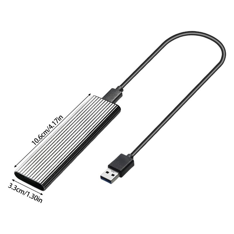 M.2 Mobile Hard Easy Drive Cable Nvme Protocol With USB Type C For 2230 2242 2260 2280 External M.2 Hard Drive Adapter