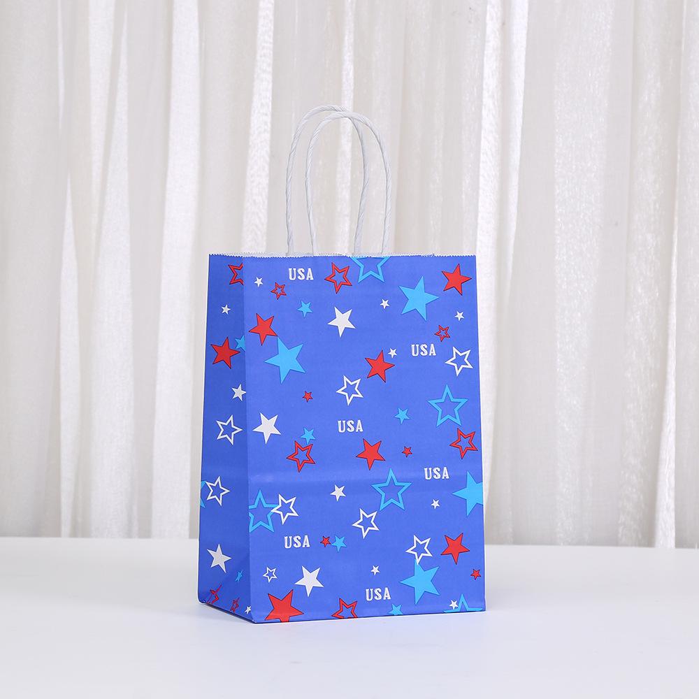 StoBag, Eco-Friendly Independence Day Gift Bags with Handles for July 4th Celebrations, Patriotic Parties Gifts