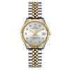 Steel Belt Women'S Watch With Diamond Belt Calendar Classic Log 1172