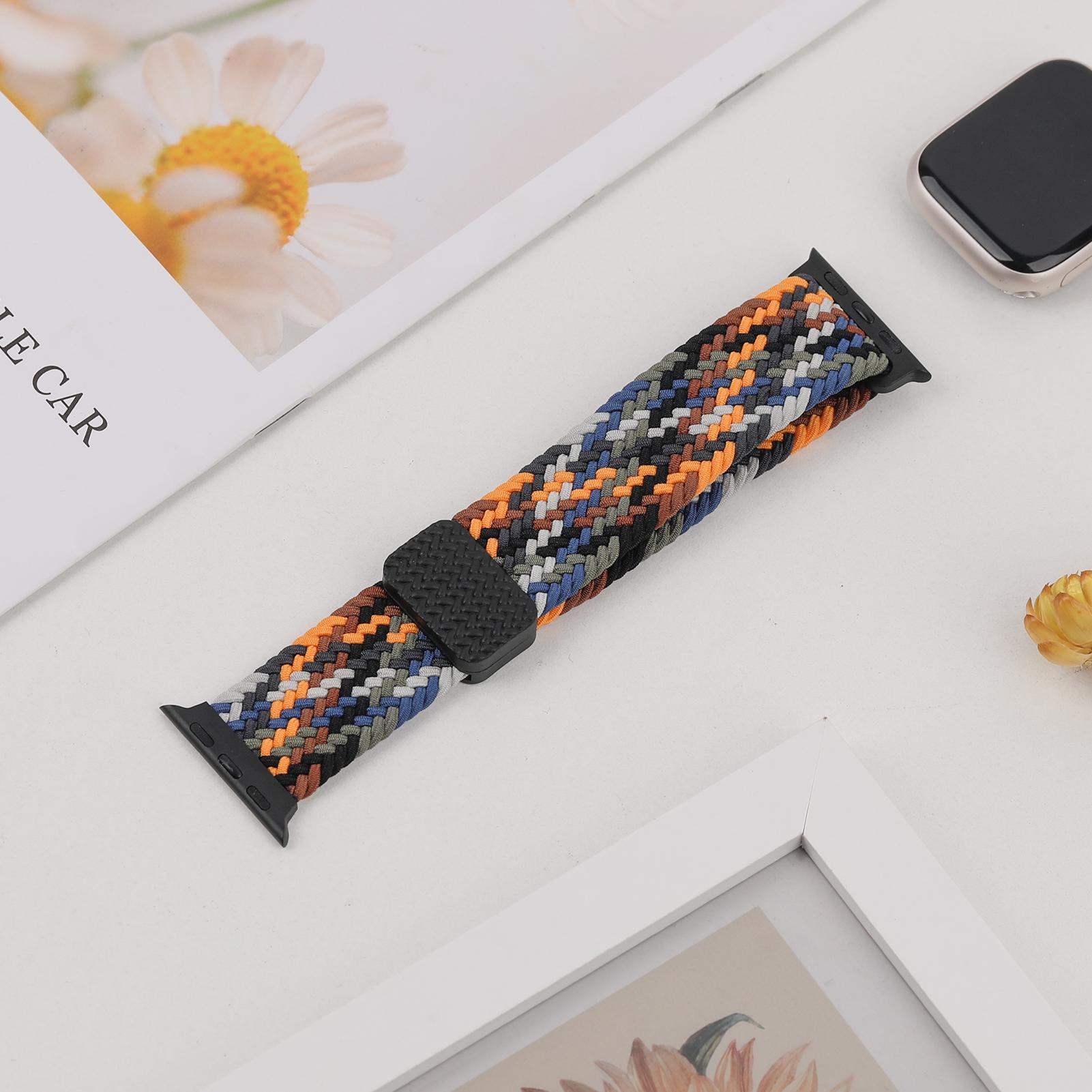 

Ремешок для Apple Watch Ultra 2 49 мм 10 46 мм 9 8 7 45 мм 41 мм 44 мм 40 мм для Smartwatch Series SE 6 3 5 4 2 1 42 мм 38 мм спортивный нейлоновый ремешок S10-46 45 44 42 49mm