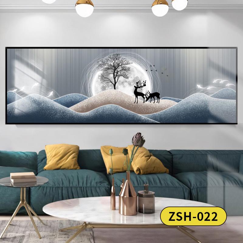 Golden Mountain Self-Adhesive Wall Art: Ideal for Bedrooms, Living Rooms, Hotels, and Guesthouses
