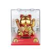 Y Solar Fortune Cat Waving Hand Ornament: Light-Powered Decor for Car, Living Room, or Office Desk