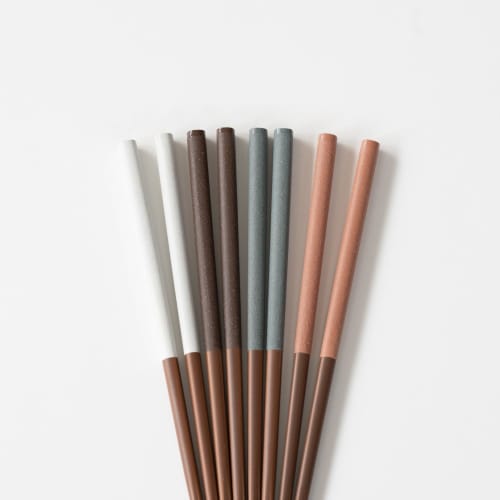 Sunny Life Design Wakasa Lacquer Chopsticks, Antibacterial Finish, Dishwasher Safe, 23cm, Rounded Tip, Blue, Made in Japan, 264420