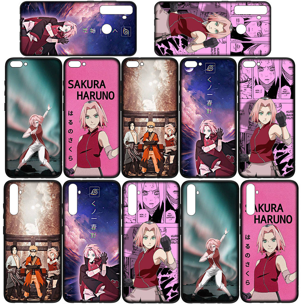 Cover for iPhone 16 15 Xiaomi Redmi Note 14 13 12 11 Pro Max X 16e Samsung Galaxy S25 S24 S23 Moto OPPO Huawei Comics Haruno Sakura Naruto Phone Case