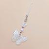 Butterfly Beaded Hanging Pendant Sweet Phone Strap Y2K Bag Decoration Portable Hanging Lanyard Gift for Girls Women