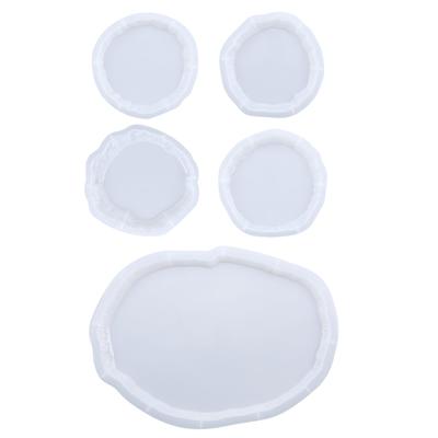 Irregular Tray Molds DIY Coaster Molds Silicone Trinket Dish Molds Epoxy Resin Casting Molds for DIY Casting Home Decor