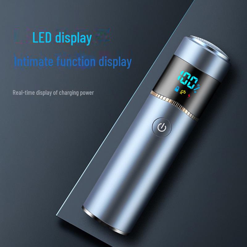 Tragbarer Wasserdichter Elektrorasierer & Powerbank mit Digitalanzeige