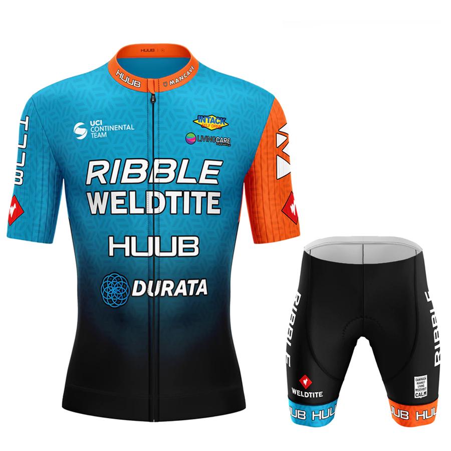 Wieler Jersey Set Rcc Huub Men's Cycling Clothing Summer Cycling Suit With Short Sleeves Ropa Ciclismo Hombre 2026 Summer Breathable Cycling Suit Set