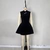 2026 spring new European and American fashion women's clothing sleeveless mini thin dress high sense