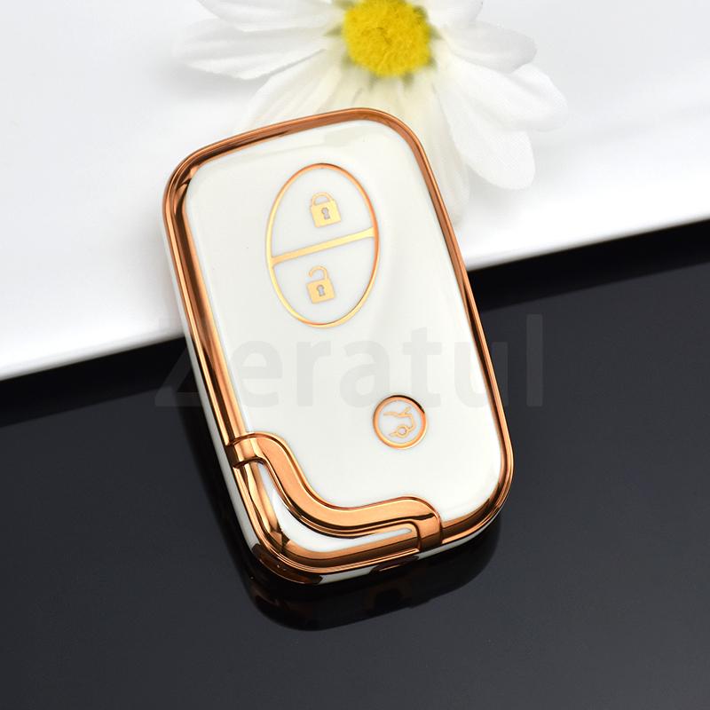 

For Lexus Rx270 Es240 Es350 Ls460 Gs300 450H 460H Ct200H Gx400 Gx460 Is250 Is300C 3/4 Buttons Soft Tpu Car Remote Key Case Cover