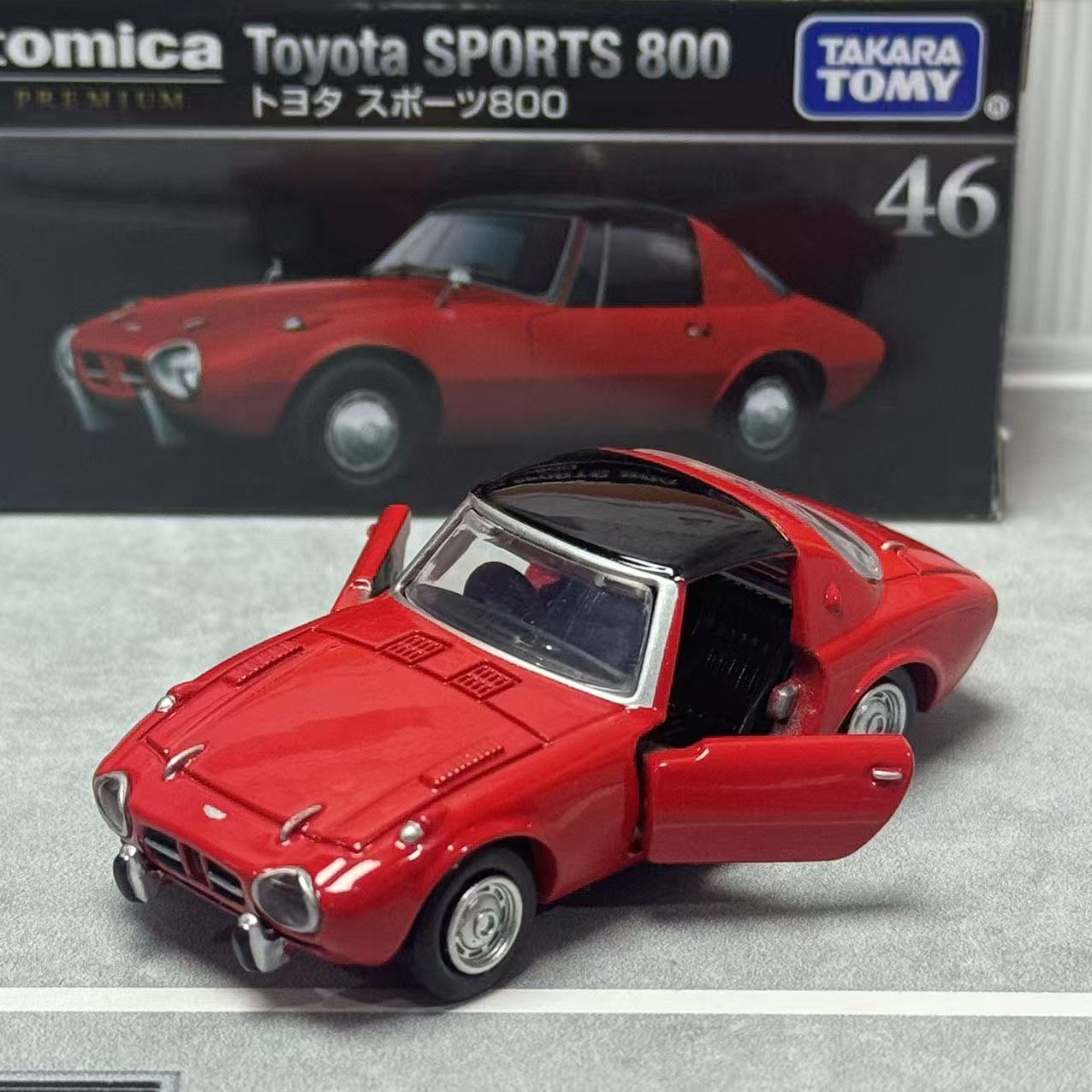

Takara Tomy Tomica Premium 46 Toyota Sports 800 Alloy car Diecast Model Replica Series Children Gifts Boy Toys