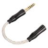 3.5mm to 4.4mm Headphone Adapter Cable Gold Plated 3.5mm Stereo Female to 4.4mm Balanced Male Upgrade Cable