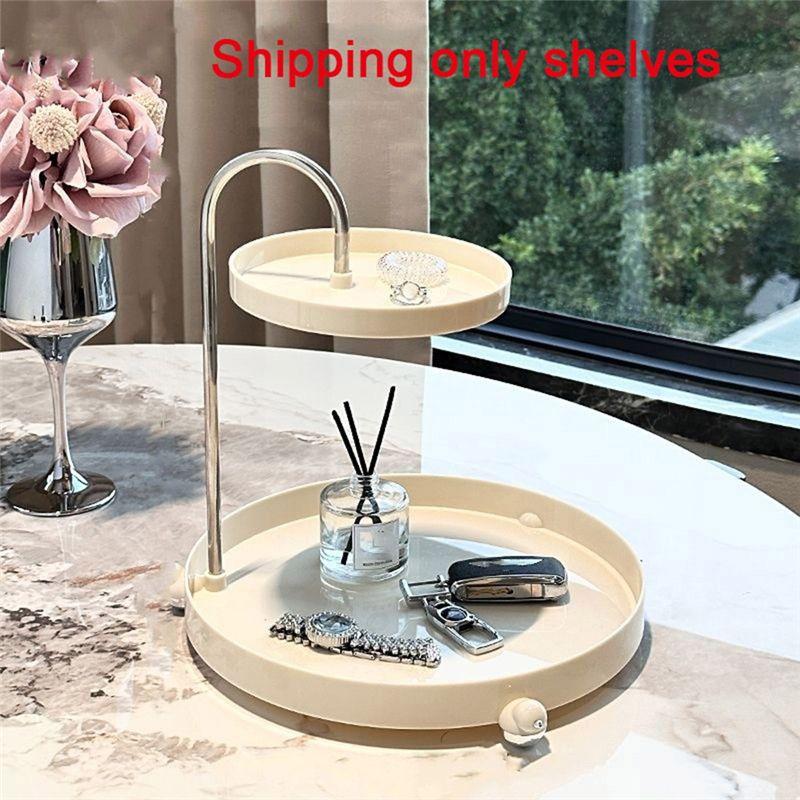 M-Modern-Makeup Organizer Tray Cosmetics Jewelry Lipstick Skin Care Rack Perfume Watch Glasses Key Rack Bathroom Shelf