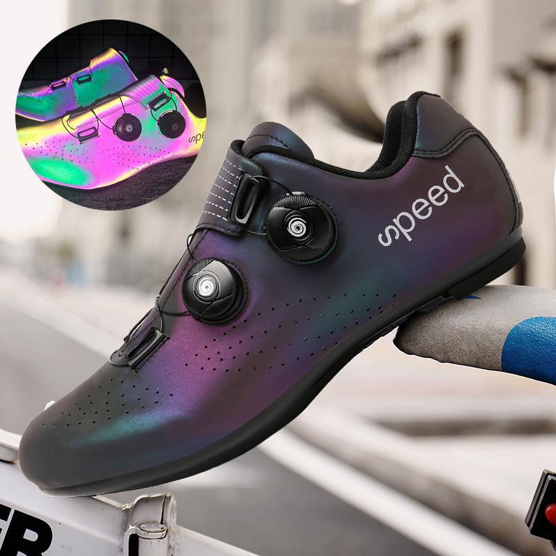 New cycling shoes with locks Spring and summer lock shoes Men's and women's road bicycle power shoes Mountain bike sports shoes