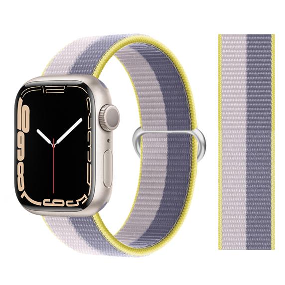 2pcs Straps For Apple Watch Band 44mm 40mm 45mm 46mm 42mm 49mm 41mm Nylon Loop Bracelet iwatch Series 10 9 8 7 6 5 3 se ultra 2