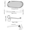 DIY stearinlyspleiesett 4-1 sett luksus ornament Moderne aromaterapiutstyr Rustfritt stål stearinlys Wick Snuffer stearinlys Tilbehør