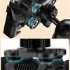 Universal Bike Phone Holder Adjustable 360 Degrees Aluminum Motorcycle Phone Stand for Smooth Photography On Rough Roads
