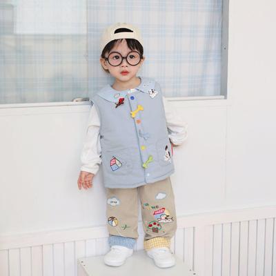 2025 New Girls' Fleece-Lined Vest: Warm, Thickened Autumn/Winter Outerwear for Children