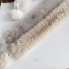 Magnetic Plush Scarf Thickened Cross Neck Warmer Neck Cover Imitation Fur Scarf  Winter