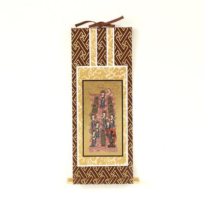 Hanging Scroll for All 20s Thirteen Buddhas "Thirteen Buddhas" Sects, (height 20cm)
