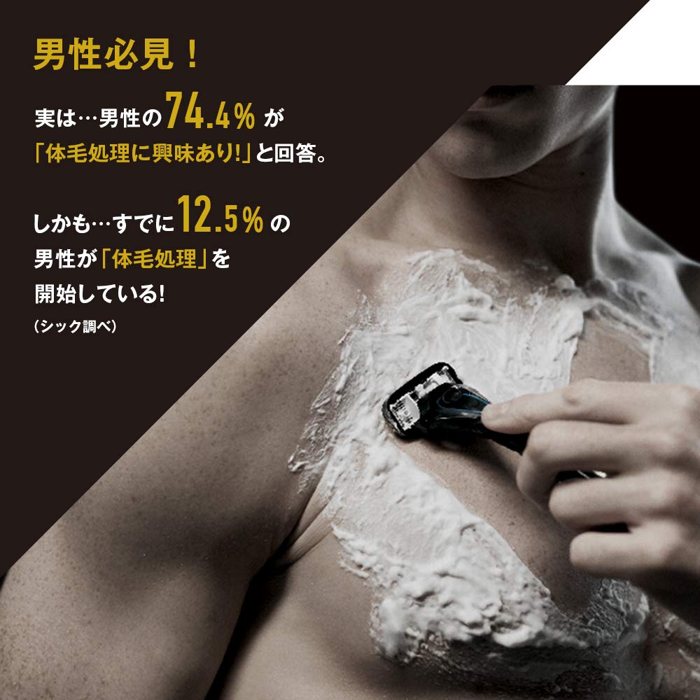 Schick Hydro Body Groomer Replacement Blades RIZAP Collaboration Refill (3-Pack) - (3 Blades)