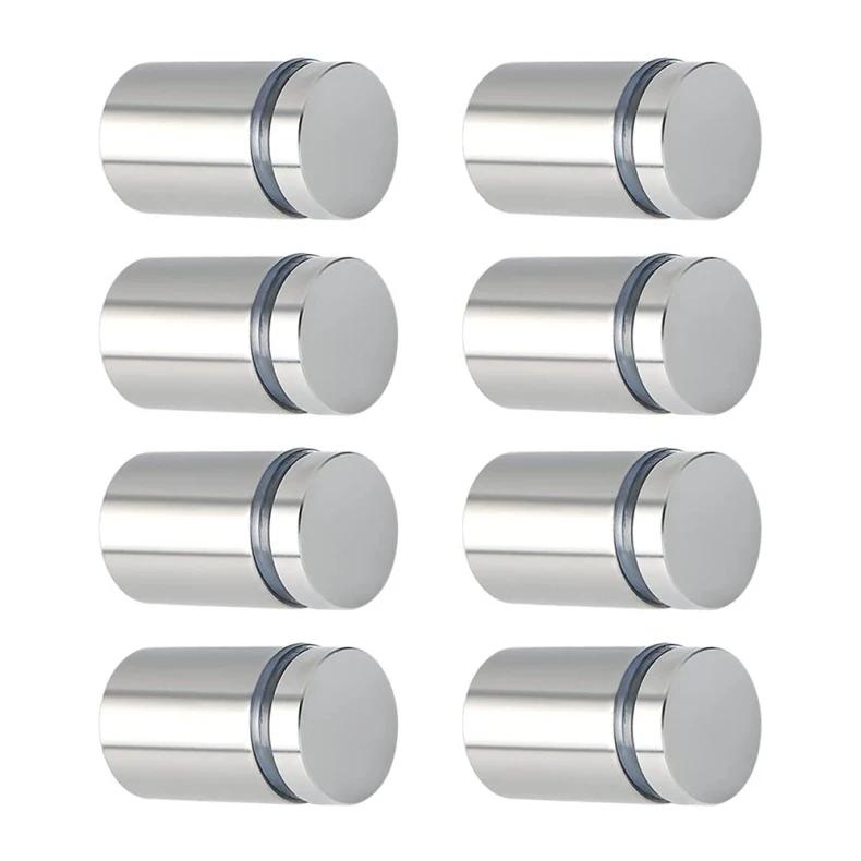 20pcs Advertising Nails 12x20/25/25mm Stainless Steel Screws for Wall Mount Glass/Acrylic Sign Standoff Fixing Screws Hardware