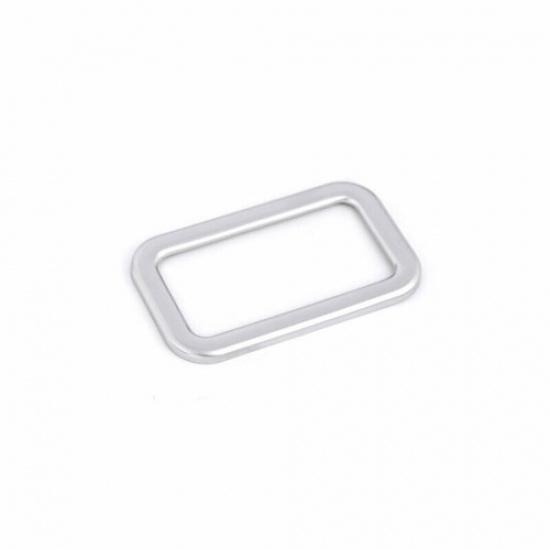 Tailgate Rear Door Button Cover Decor Fit For Benz GLA CLA 2013- ABS Silver
