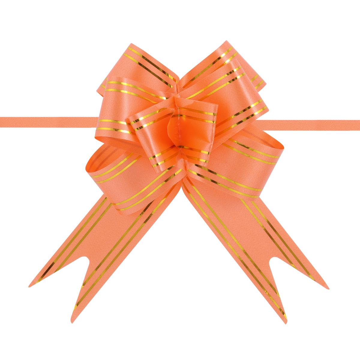 

20pcs Colorful Gift Packaging Bow For Wedding Birthday Party Mother s Day Christmas Halloween Bouquet Gifts Packing Decoration 47x2.8cm оранжевый