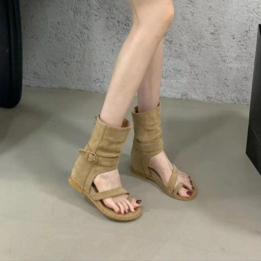 Summer Women s Boots Internal Height Increasing Boots Fashion Hollow Toe Cool Boots Women s Summer Versatile Comfortable Sandals 35 3729₽