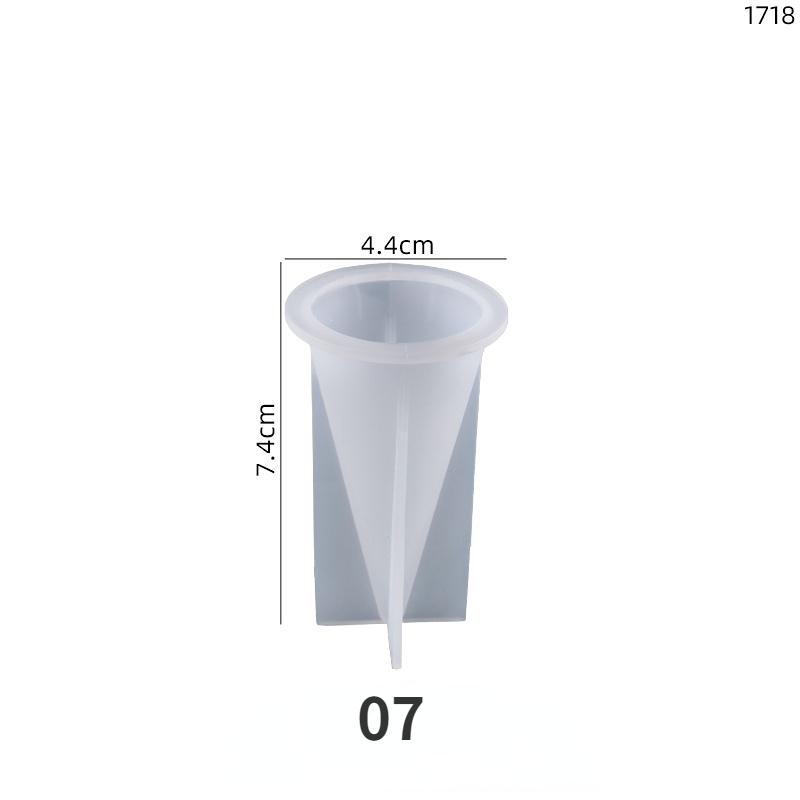 Ring Cone Resin Silicone Molds DIY Rings Holder Pyramid Epoxy Casting Candle Mold Jewelry Display Stand Wedding Decor