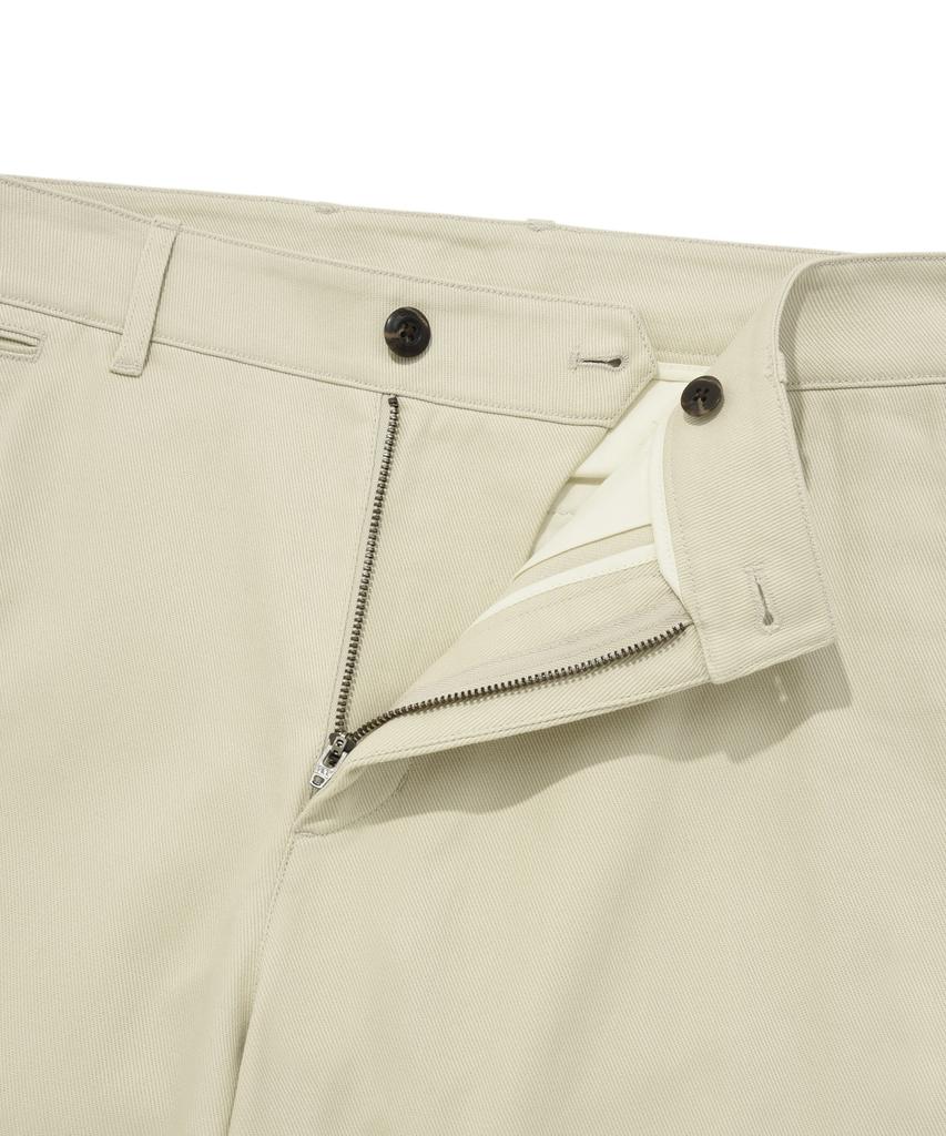 COVERNAT Chino Semi-Wide Pants Ivory