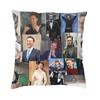 Cool Tom Hiddleston Collage Pillow Case Home Decor 3D Double Side Print Actor Cushion Cover For Car Decoration Salon