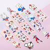 8 Cute Cartoon Ultraman Dress-up Stickers, Water Cup, Computer Waterproof Decorative Stickers, Creative Stationery Stickers