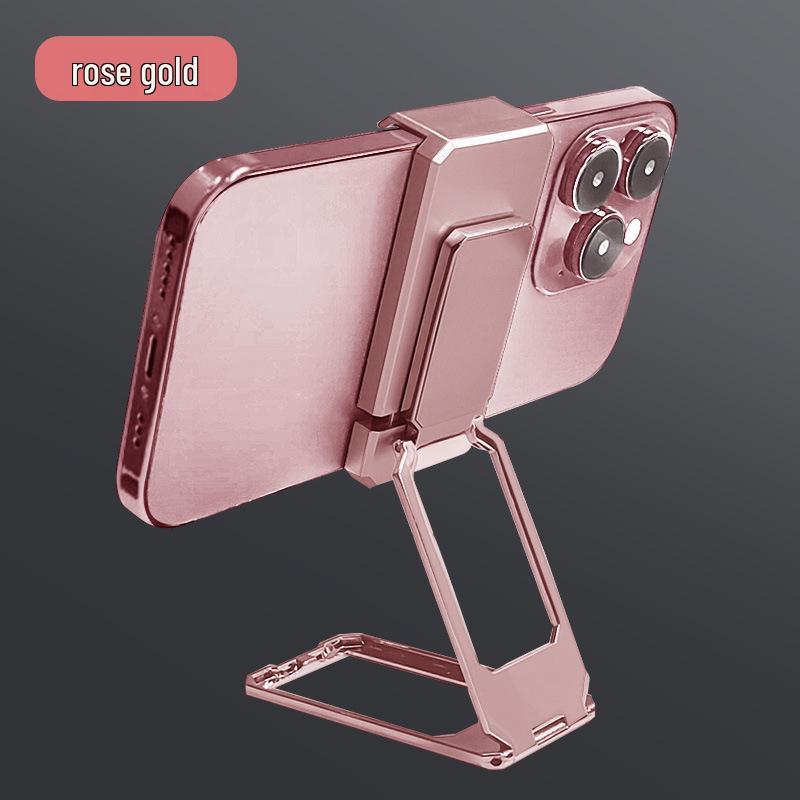 2025 Magnetic Phone Stand Holder - Zinc Alloy Ring Buckle Lazy Desktop Design
