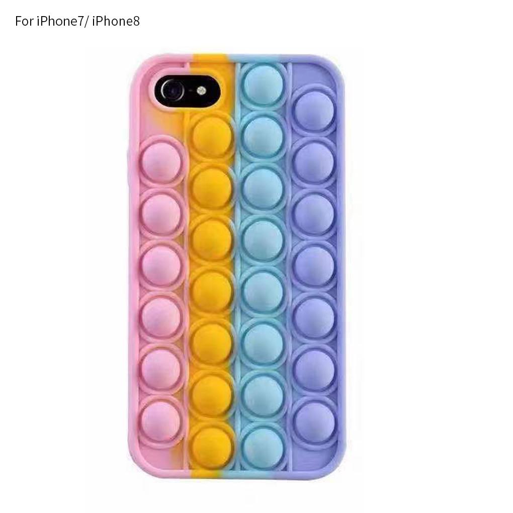 Colorful for 12 Pro Fidget Rainbow Silicone Soft Case Phone Cover New