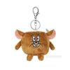Tom and Jerry Cartoon Wacky Animal Keychain Cute Plush Cat Keyring for Women Doll Keychain Backpack Pendant Ornaments Girls Gift