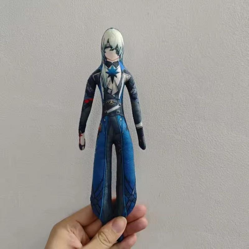 25cm Honkai Star Rail Anaxa Phainon Mydei Cosplay Pluche Pop Gevulde Poppen Kamerdecoratie Abstract Gewricht Draaibaar Pluche Prop gray